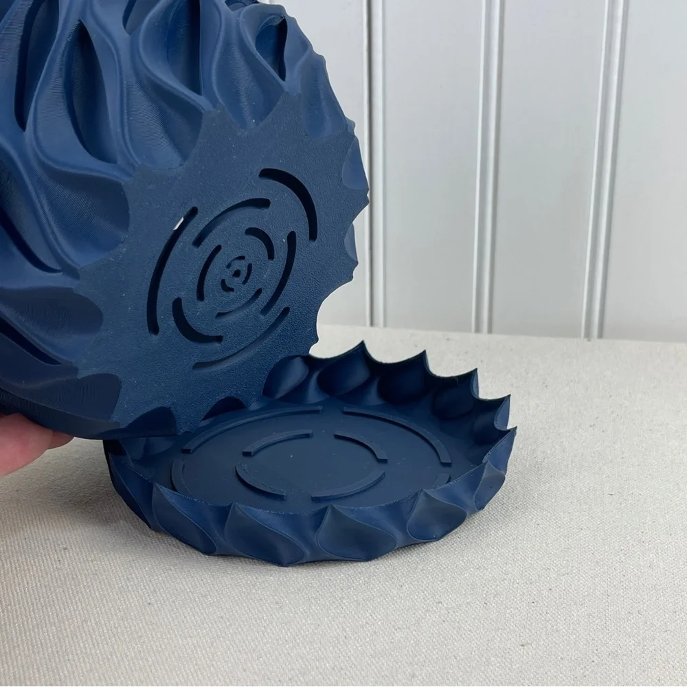 Modern Geometric Planter Pot, Twisted Planter Pot, Small Indoor Flower Pot